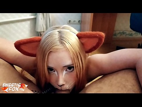 ❤️ Kitsune gbe dick ati pẹlu ni ẹnu rẹ ️ Ohun onihoho didara ❌❤